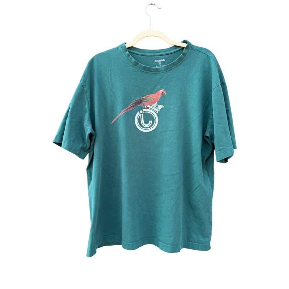 Jiberish Product Macaw Crown Logo Graphic Tee XXL